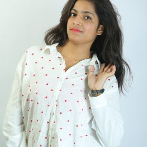 mini heart shirt for women