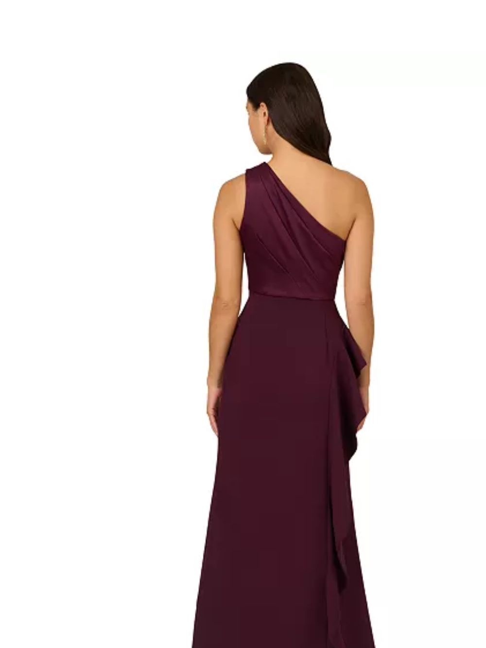 merlot radiance one shoulder gown merlot radiance one shoulder gown