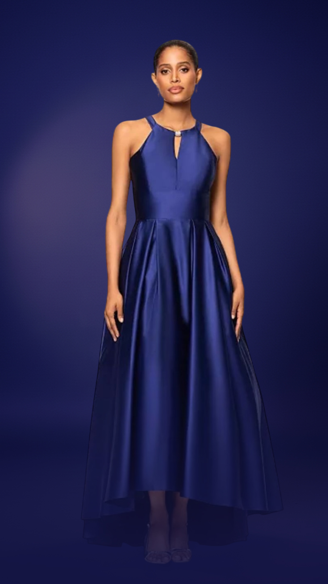 midnight grace satin gown midnight grace satin gown