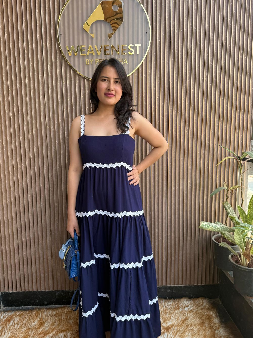 indigo riviera tiered dress indigo riviera tiered dress