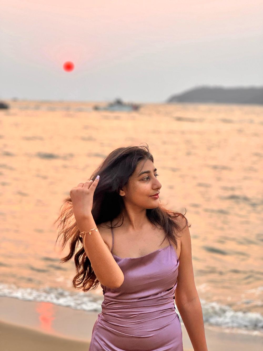 sunset gleam satin dress sunset gleam satin dress