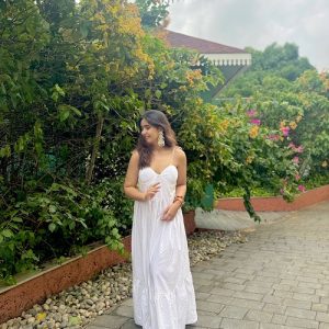 ivory breeze maxi dress