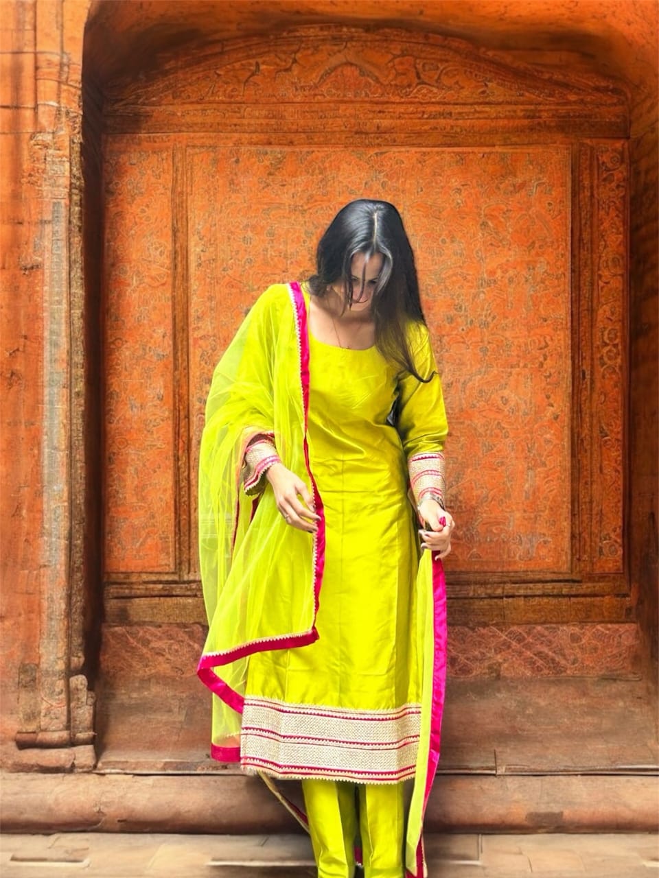 organza kurta set organza kurta set