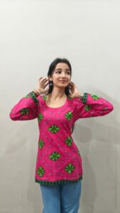 ethnic motifs printed kurti
